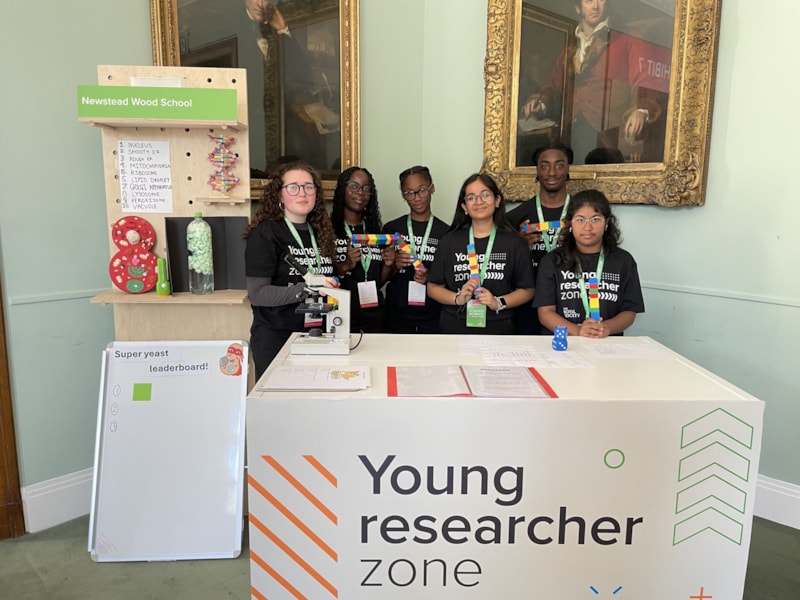 A Level Biologists Exhibit at the Royal Society Summer Science Exhibition 