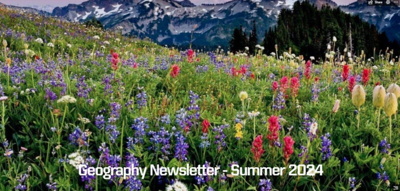 Geography Newsletter - June 2024