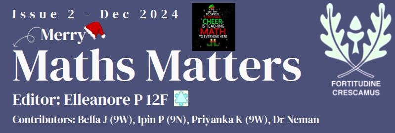 Maths Matters - December 2024 Issue